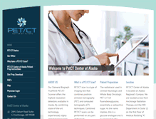 Tablet Screenshot of petctcenterofalaska.com